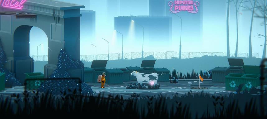 Сюжетный трейлер постапокалиптической головоломки-платформера Golf Club Wasteland