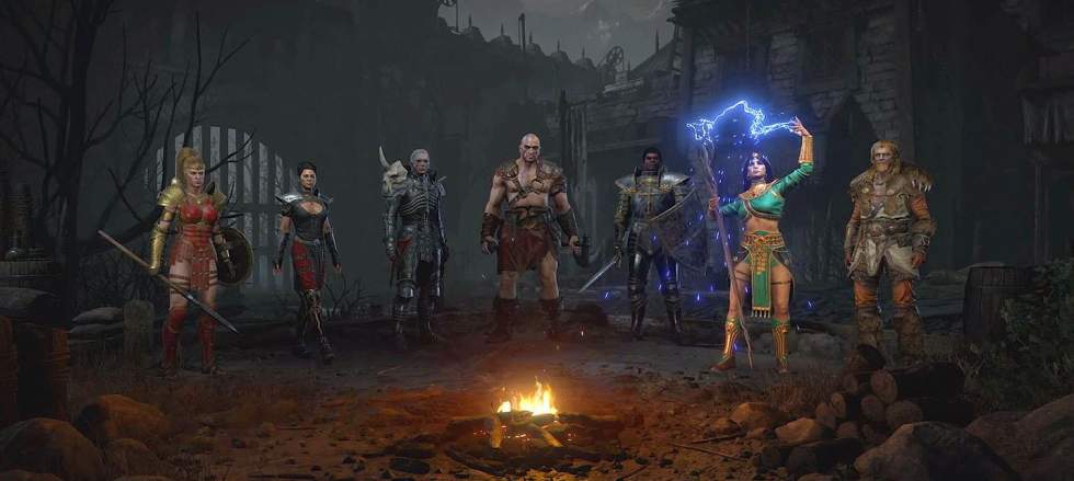 Как эволюционировал лагерь из меню выбора персонажа Diablo II