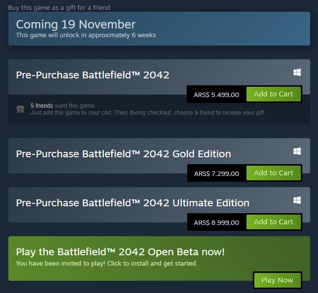 Стартовала предзагрузка беты Battlefield 2042