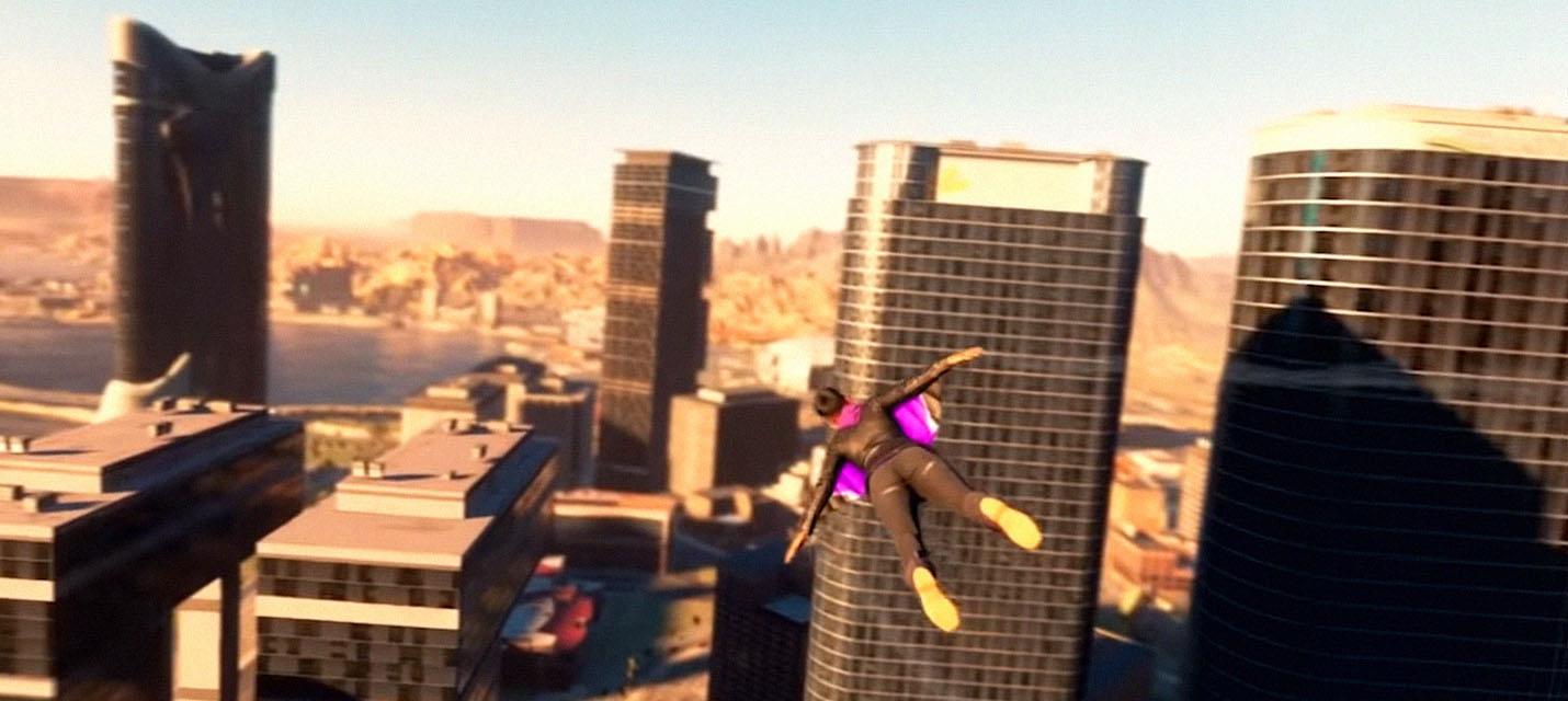 Полеты на вингсьюте в геймплейном отрывке перезапуска Saints Row