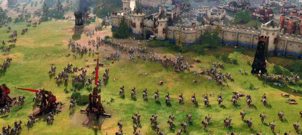 Франция против Китая - 38 минут геймплея Age of Empires IV