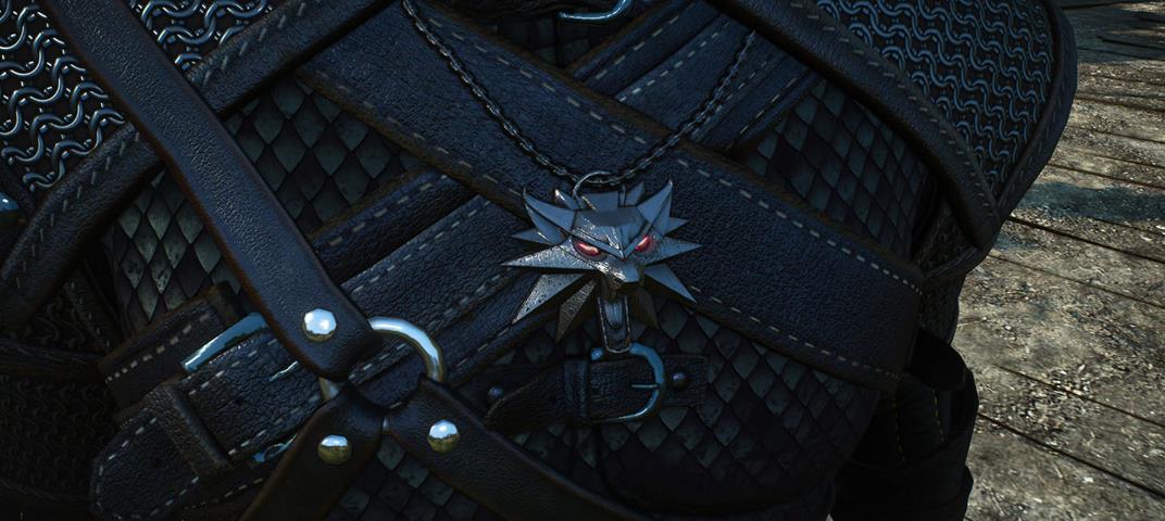 С модом медальон Геральта в The ​​Witcher 3: Wild Hunt реагирует на монстров