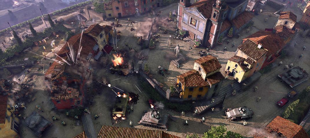 Разработчики Company of Heroes 3 показали работу системы разрушаемости зданий