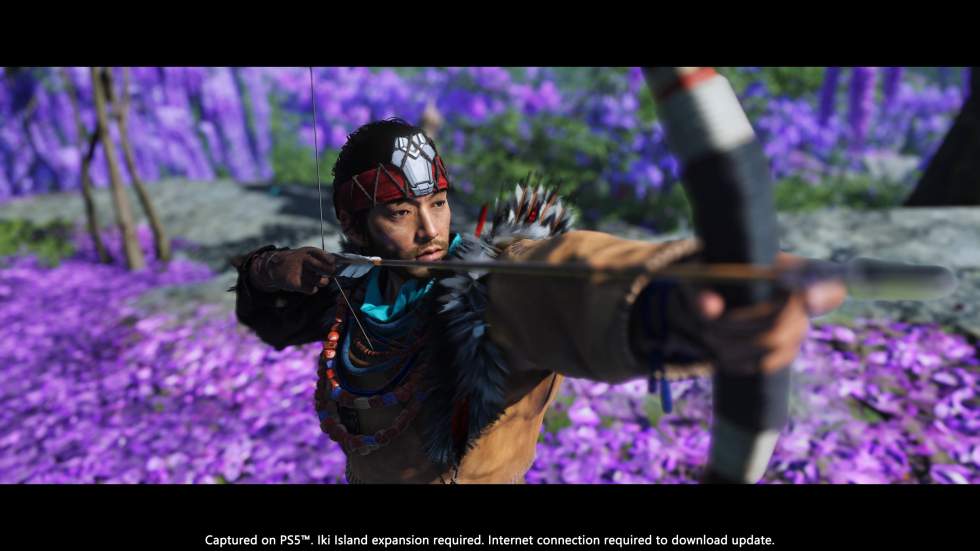 В В Ghost of Tsushima появилась броня в стиле Horizon Forbidden West