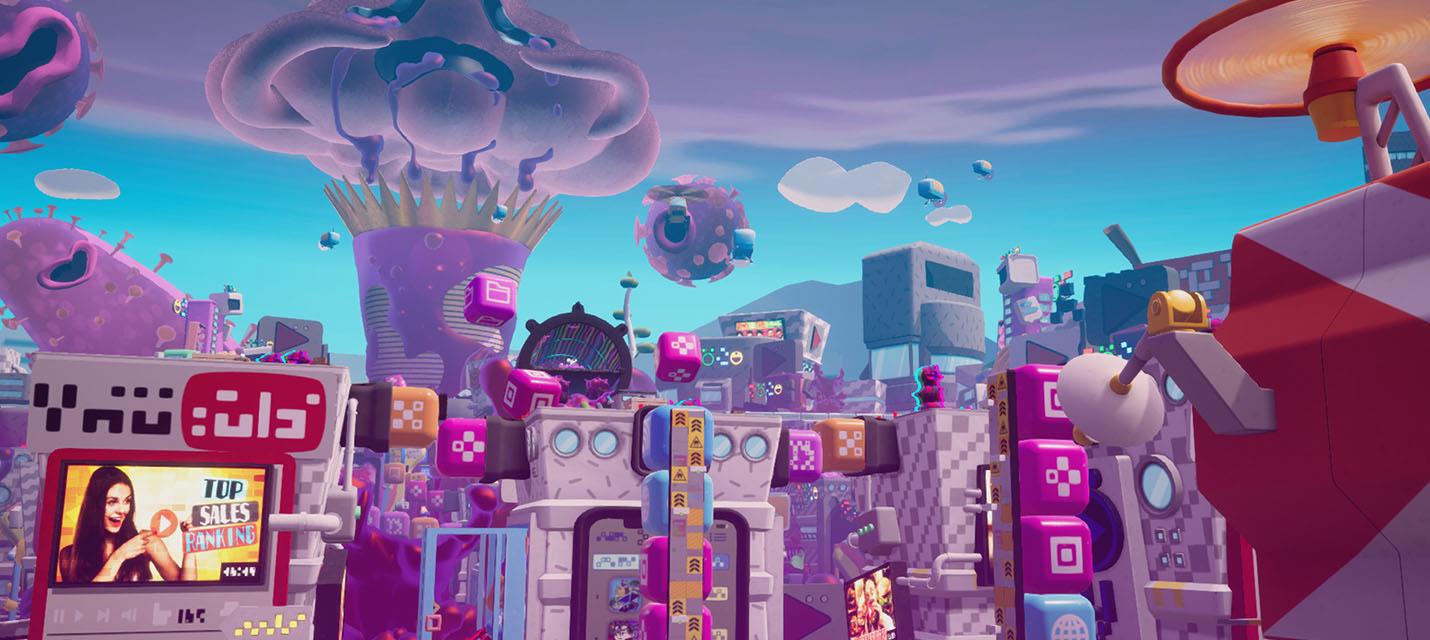 Glitch Busters: Stuck on You - кооперативный шутер про борьбу с вирусами в виртуальной сети