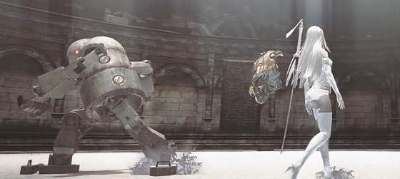 Кинематографическая битва A2 и Машины из Nier: Automata