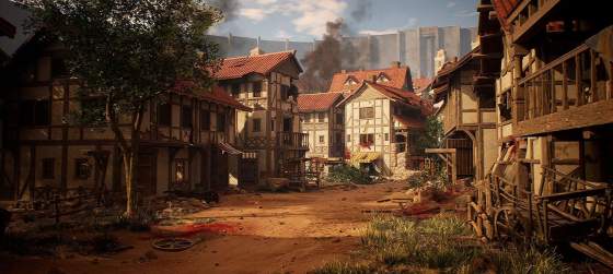 Город Шиганшин из «Атаки титанов» воссоздали на Unreal Engine 5