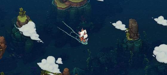 Битвы, путешествия на корабле и рыбалка — геймплей тактической RPG Sea of ​​Stars