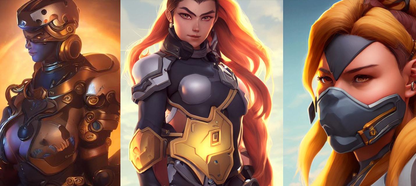 Торбер, Мэй-76, Гендзитта — героев Overwatch скрестили друг с другом при помощи AI