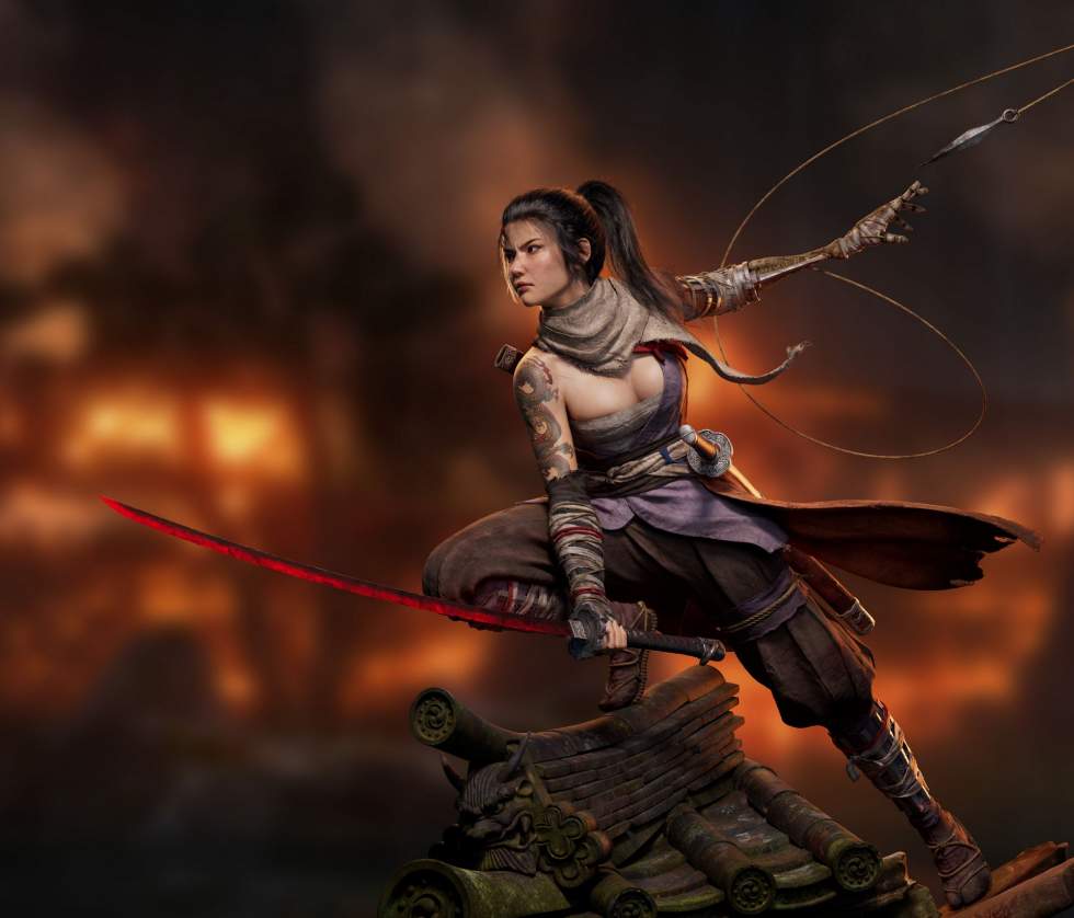 Леди Волчица — художник создал женскую версию главного героя Sekiro: S