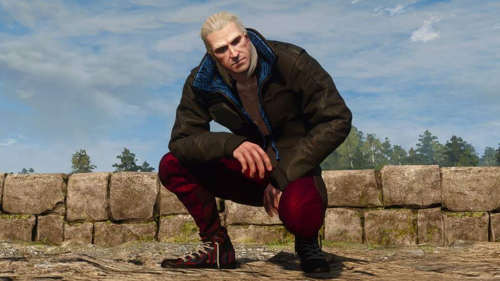 Для Геральта из The Witcher 3 восстановили костюм в стиле Cyberpunk 20