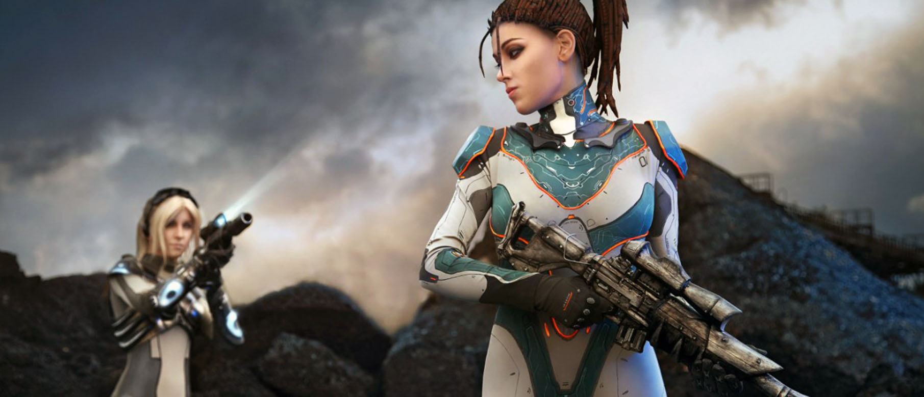 Отличный Cosplay Новы и Сары Керриган образца StarCraft 2