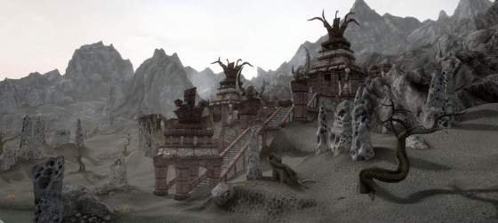 Засыпанный пеплом Молаг Амур в новом геймплейном ролике Skywind