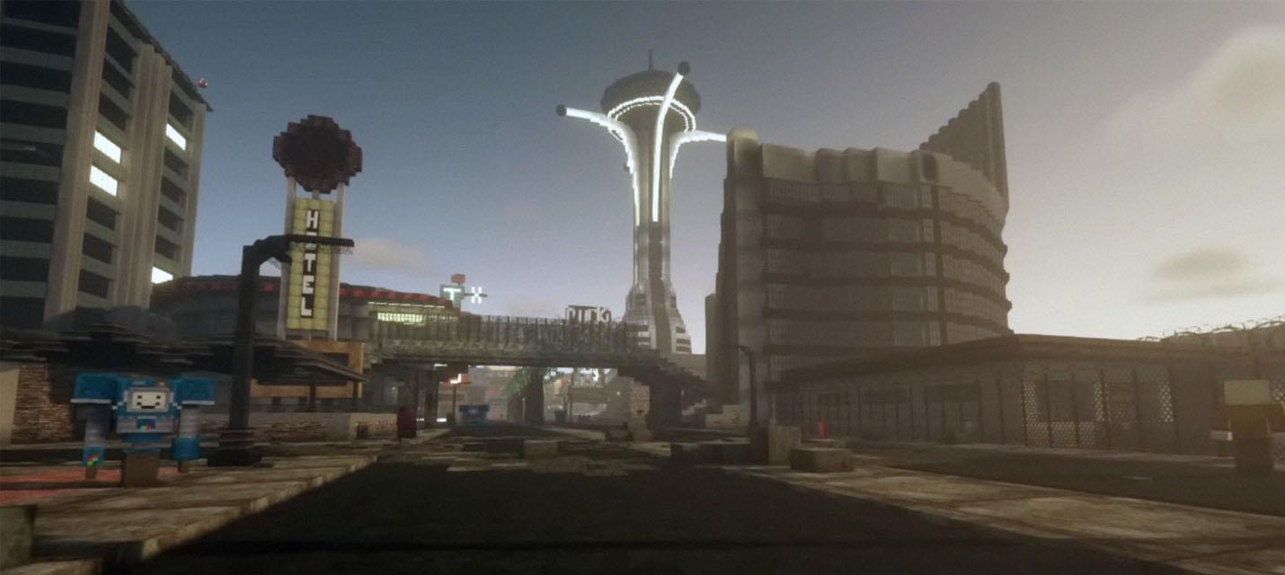 Моддеры перенесли всю Мохаве из Fallout: New Vegas в Minecraft