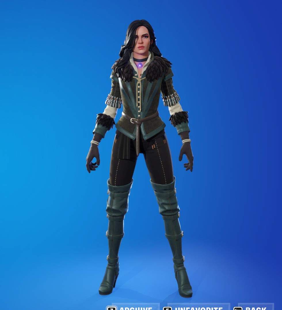 В Fortnite добавят Цири, Йеннифер и Василиск