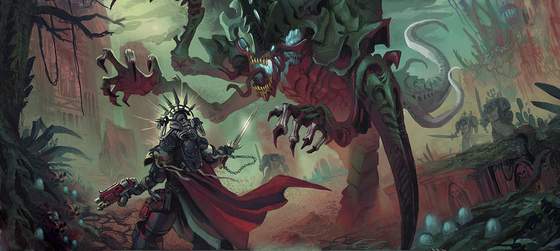 Художник рисует «соулслайки» во вселенной Warhammer 40,000