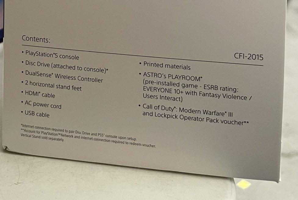 Для подключения дисковода к PlayStation 5 Slim потребуется доступ к се