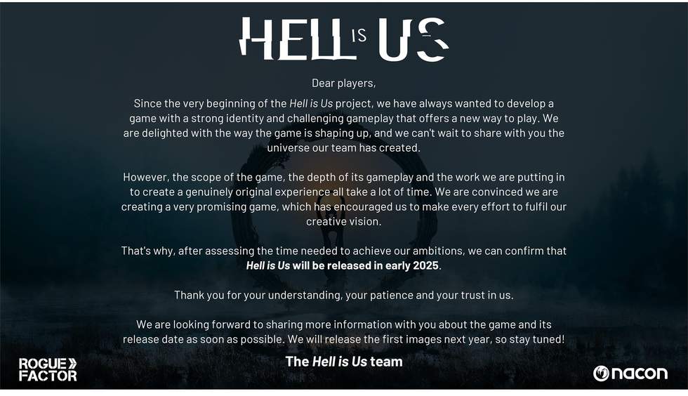 Экшен с открытым миром Hell is Us задержится до начала 2025 года