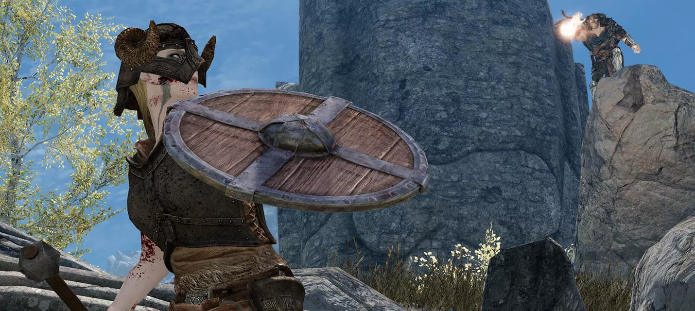 NPC в TES V: Skyrim научили искать укрытия