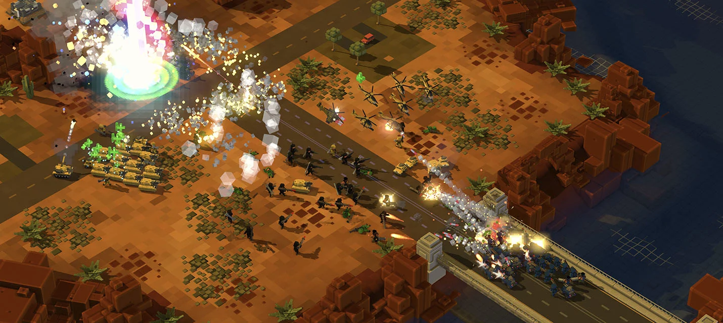 Вышла воксельная стратегия 9-Bit Armies от разработчиков ремастеров Command and Conquer