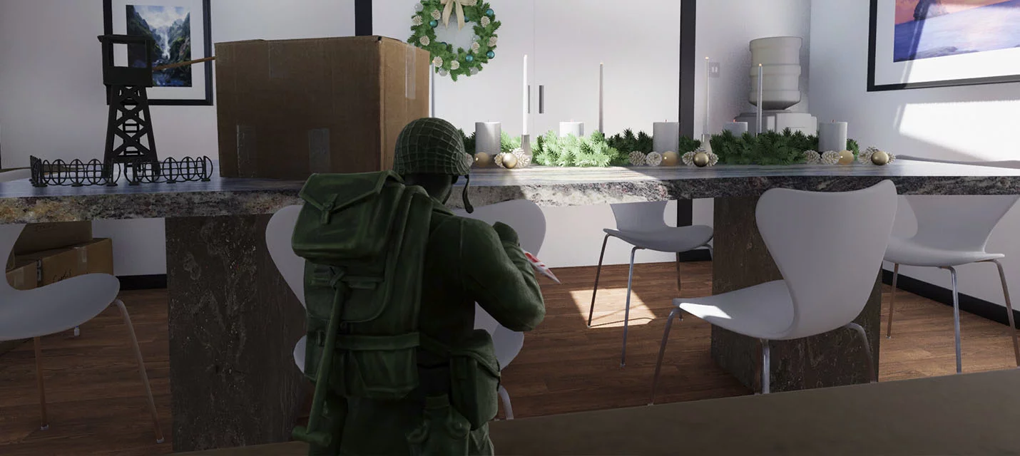 Геймплейный трейлер «королевской битвы» с солдатиками Green Hawk Platoon