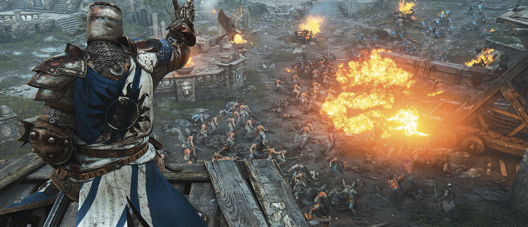 Ubisoft рекламирует For Honor в The Division