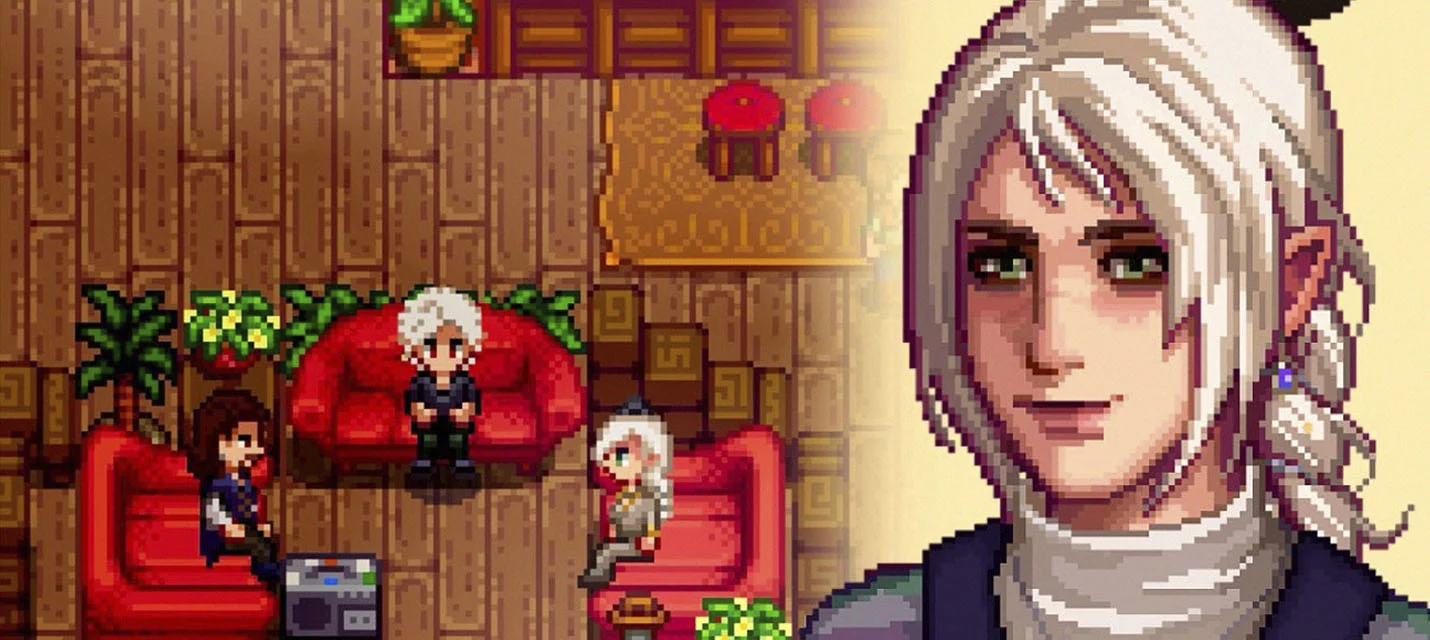 Персонажи фанатского кроссовера Stardew Valley и Baldur's Gate 3 получат сезонные наряды