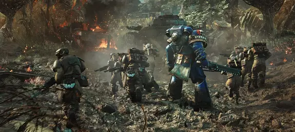Разработчики Warhammer 40,000: Space Marine 2 показывают цепной меч и быстрые добивания