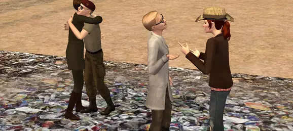 Fallout: New Vegas воссоздают в The Sims 2 — уже готовы несколько персонажей и зданий
