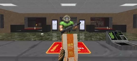 Мод превращает DOOM II в симулятор работы в фастфуде