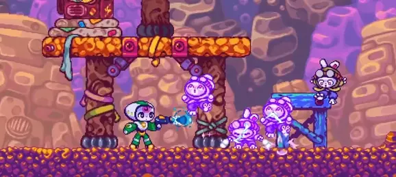 Анонсирована 2D-платформер Paloo Spiral — мультяшный экшен с комбо и инопланетянами