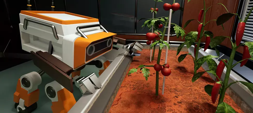 Геймплейный трейлер Agronom — симулятора марсианской дачи с роботами, крафтом и рассолом