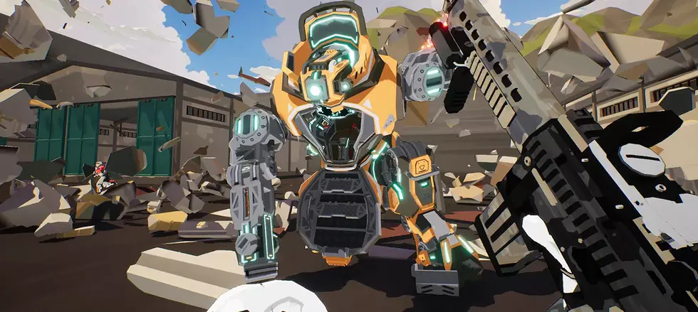 В Steam стартовало открытое тестирование ShatterRush — шутера с паркуром и мехами