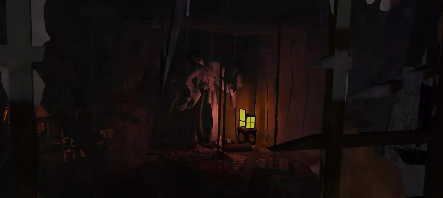 Геймплей атмосферного сурвайвал-хоррора по мотивам японского фольклора Eternal Haunt