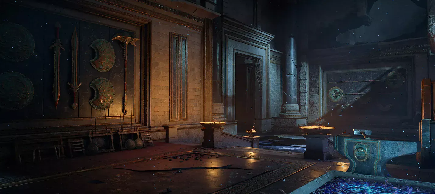 Скриншоты окружения отмененной мультиплеерной God of War от Bluepoint Games