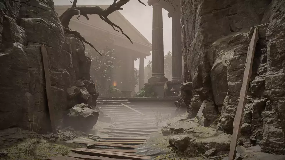 Скриншоты окружения отмененной мультиплеерной God of War от Bluepoint Games