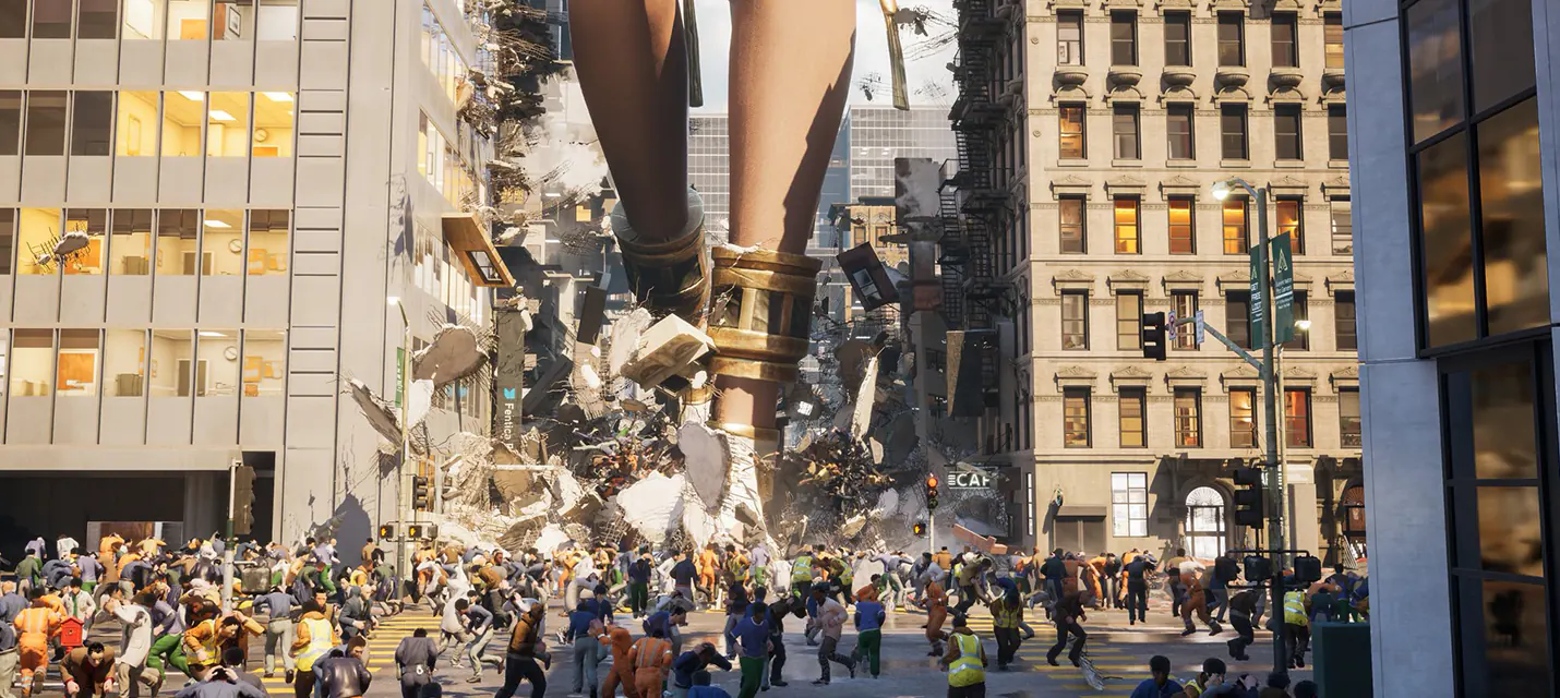 В раннем доступе вышла Giantess Playground — игры про нашествие гигантской девушки