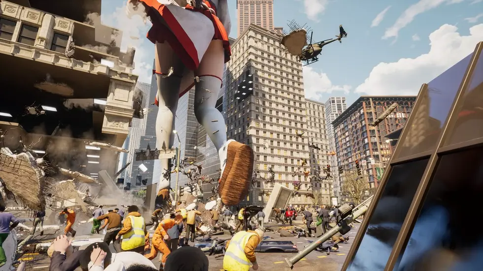 В раннем доступе вышла Giantess Playground — игры про нашествие гигантской девушки