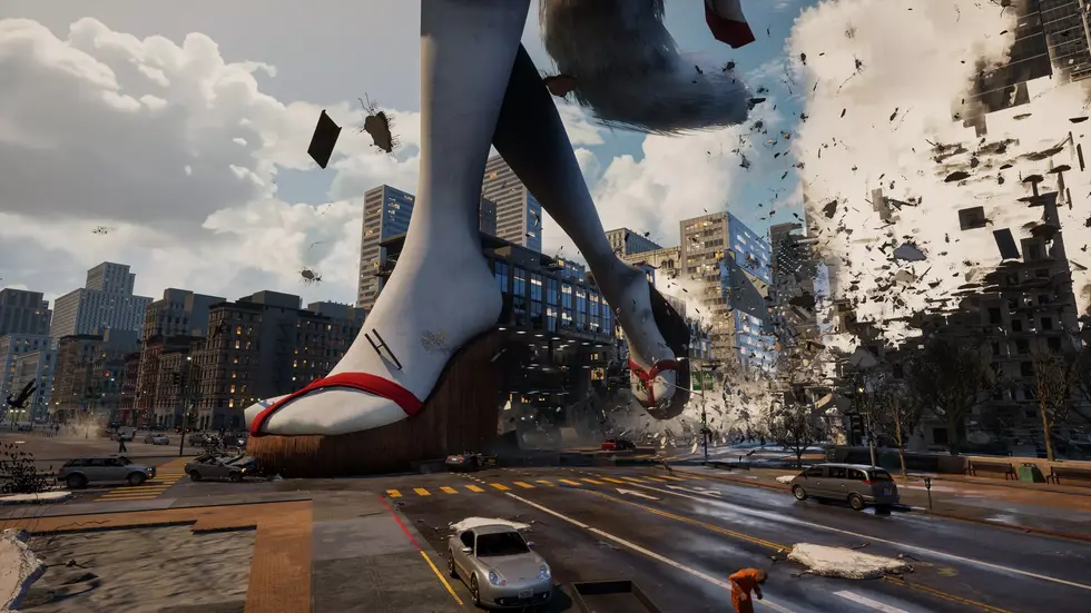 В раннем доступе вышла Giantess Playground — игры про нашествие гигантской девушки