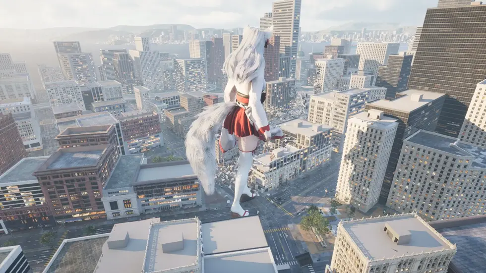 В раннем доступе вышла Giantess Playground — игры про нашествие гигантской девушки