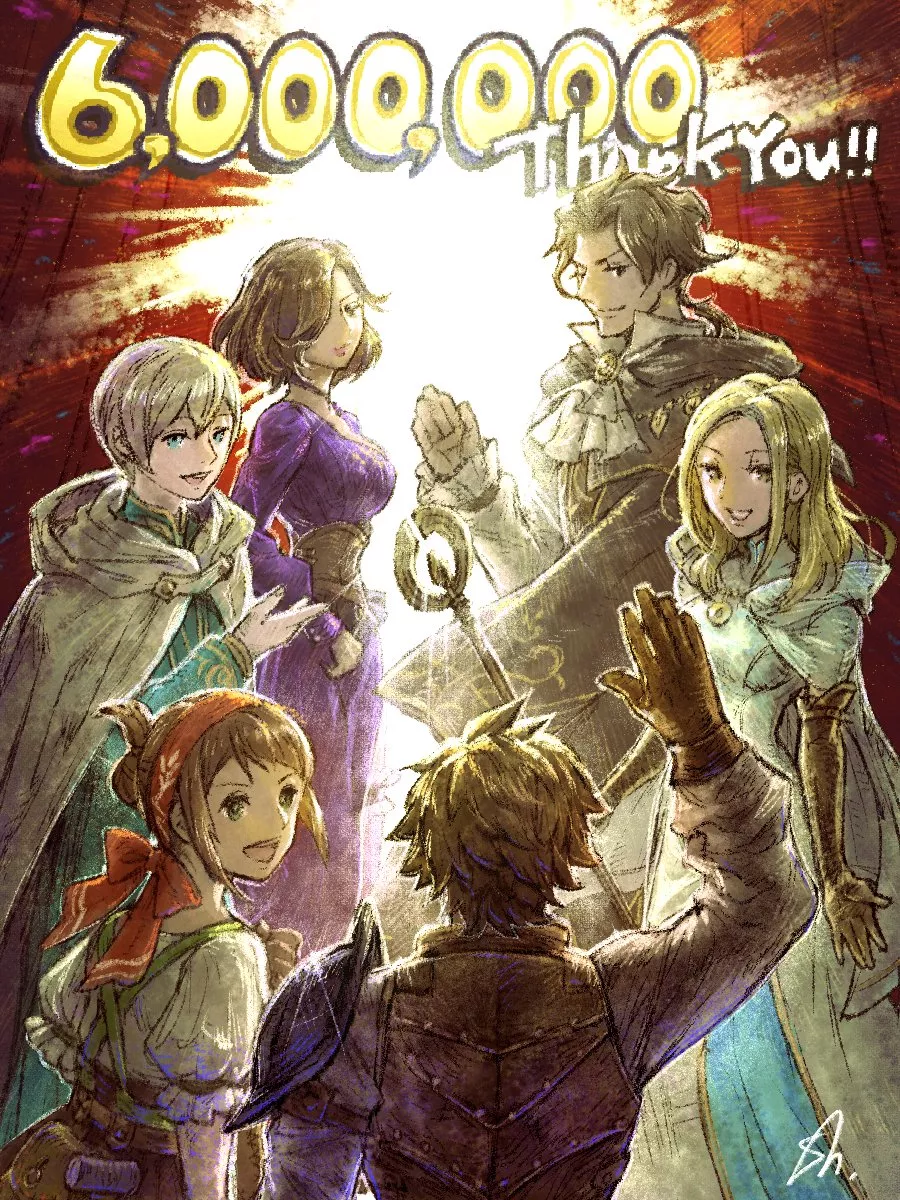 Продажи серии Octopath Traveler превысили шесть миллионов копий