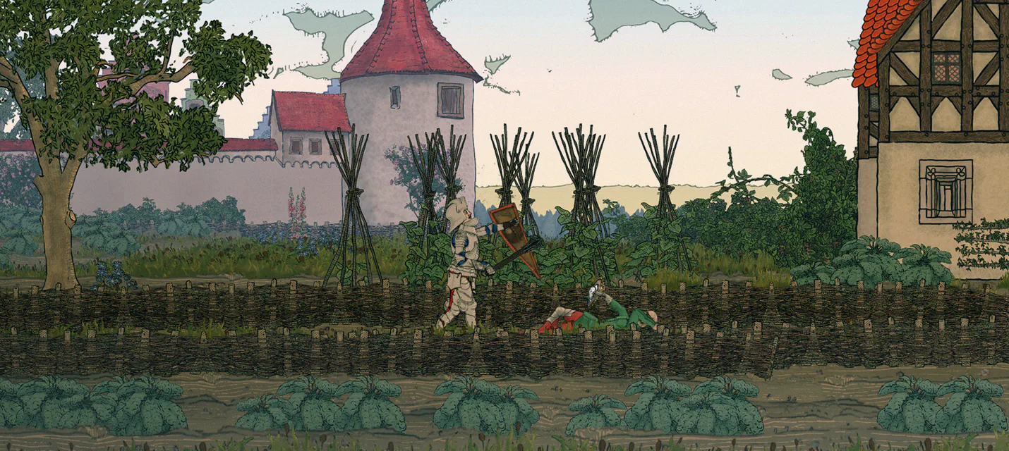 Анонсирован средневековый 2D-экшен с тряпичной физикой Ritter & Rotwein