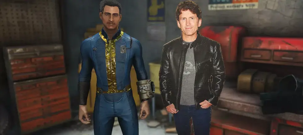 Моддер добавил в Fallout 4 картонного Тодда Говарда медленно преследующего игрока