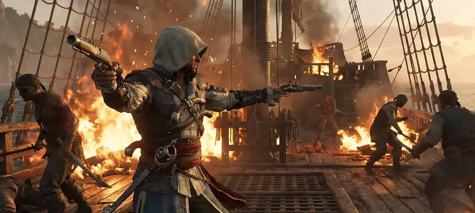 В Assassin's Creed Black Flag Resynced враги будут подстраиваться под стиль игрока