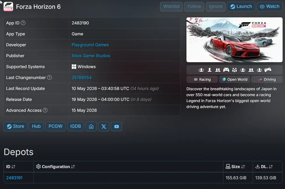 Forza Horizon 6 утекла на торренты за пять дней до релиза из-за ошибки разработчиков