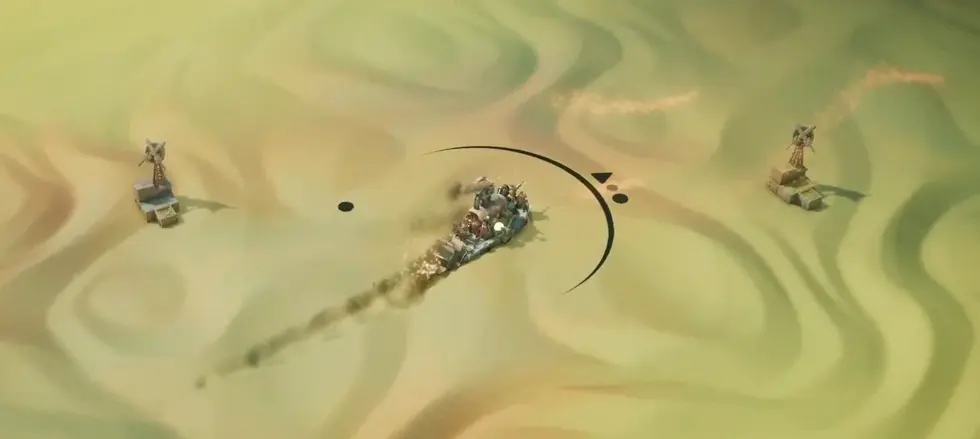 Первый геймплей пошагового роуглайт-тактики Dunebound Tactics