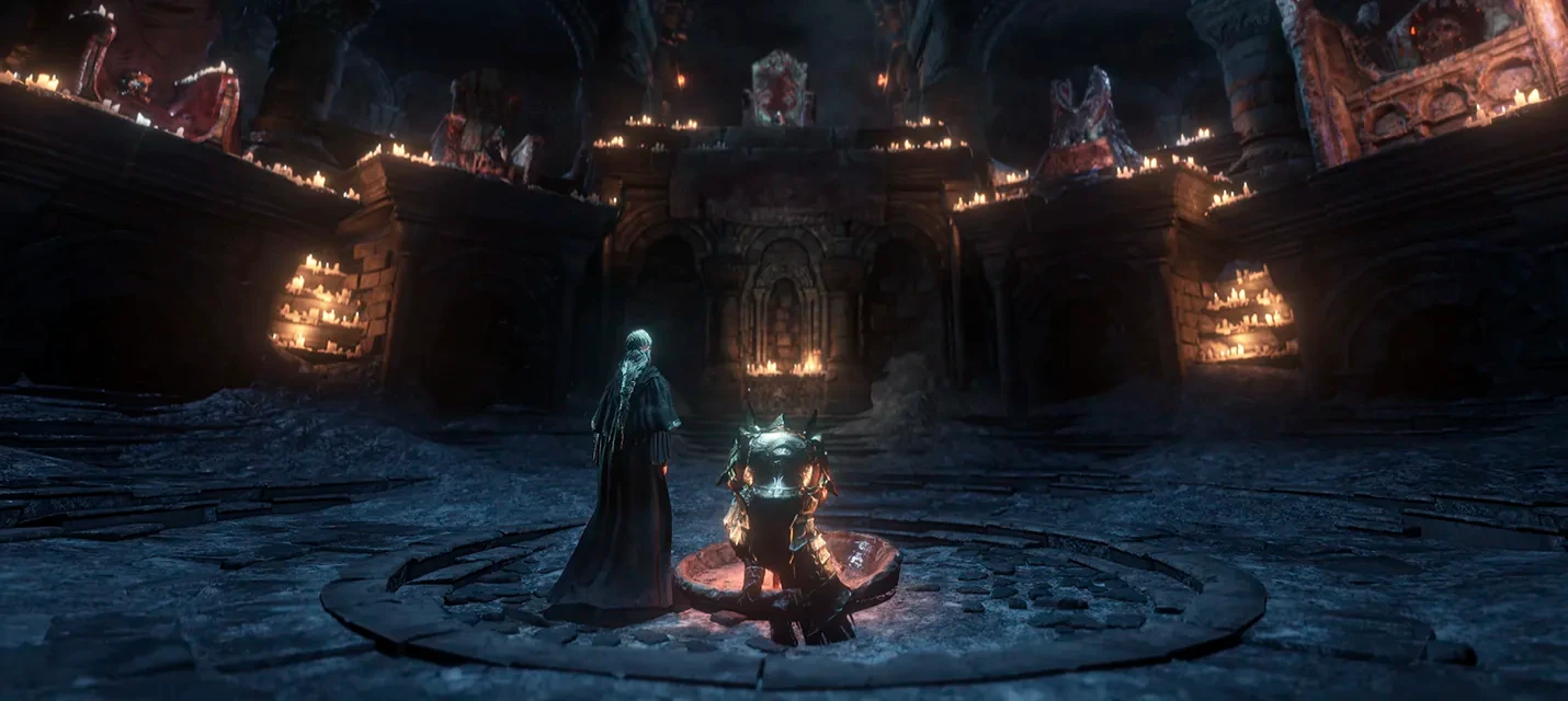 Геймплей Dark Souls 3 с трассировкой путей в реальном времени