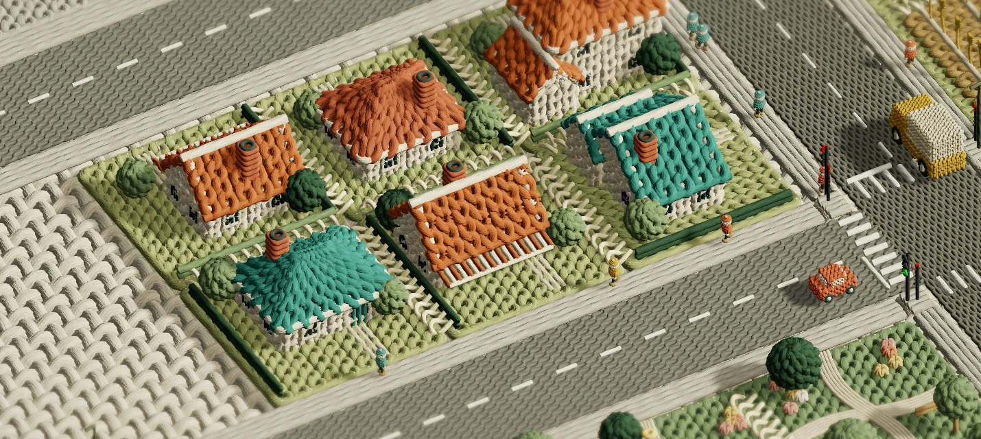 Вышла бесплатная альфа вязанного градостроя Cotton City