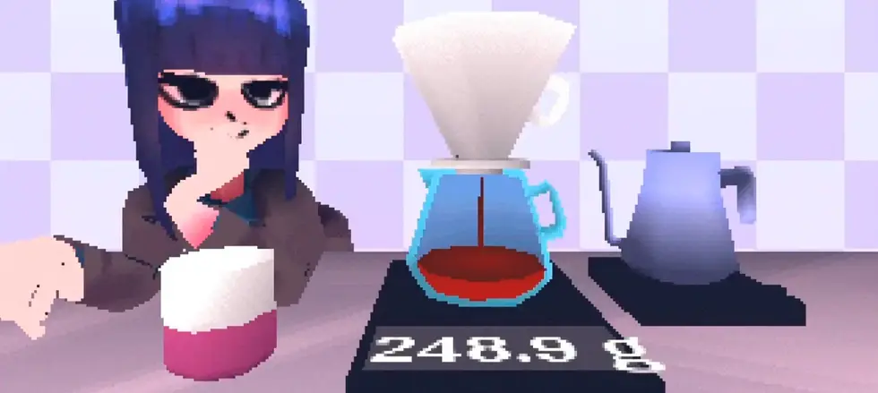 В Steam вышел PSX-симулятор заваривания кофе Star Brew: Overextract
