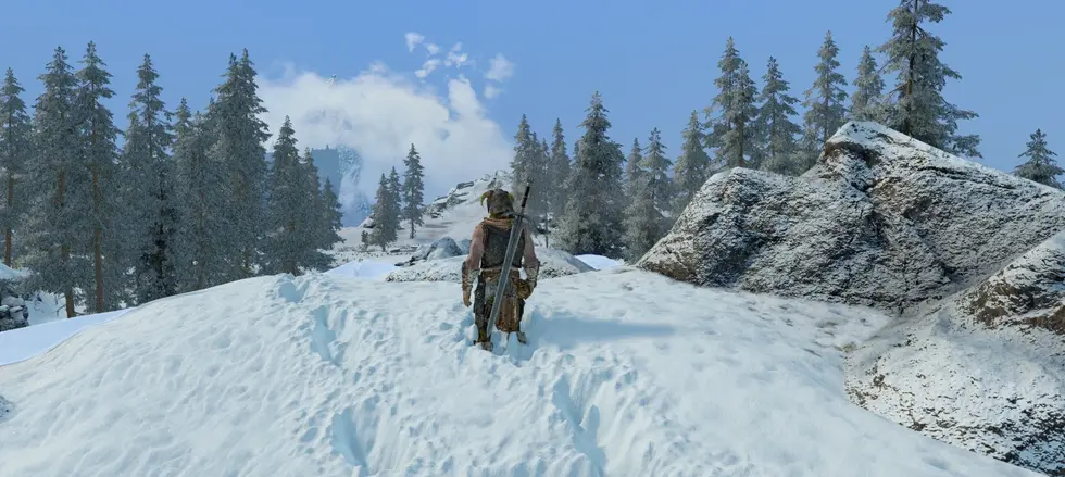 Для TES V: Skyrim вышел мод с динамической деформацией ландшафта